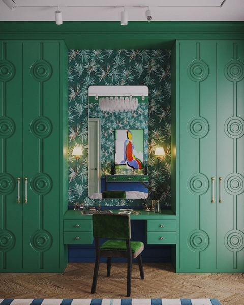 Обои зеленого цвета: стильные оттенки, актуальные принты, лучшие сочетания и 68 фото в интерьере