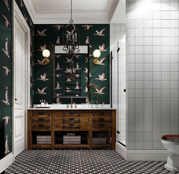 Обои зеленого цвета: стильные оттенки, актуальные принты, лучшие сочетания и 68 фото в интерьере