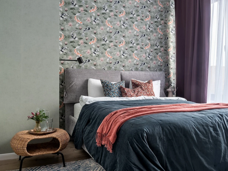 Обои зеленого цвета: стильные оттенки, актуальные принты, лучшие сочетания и 68 фото в интерьере