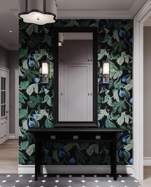 Обои зеленого цвета: стильные оттенки, актуальные принты, лучшие сочетания и 68 фото в интерьере