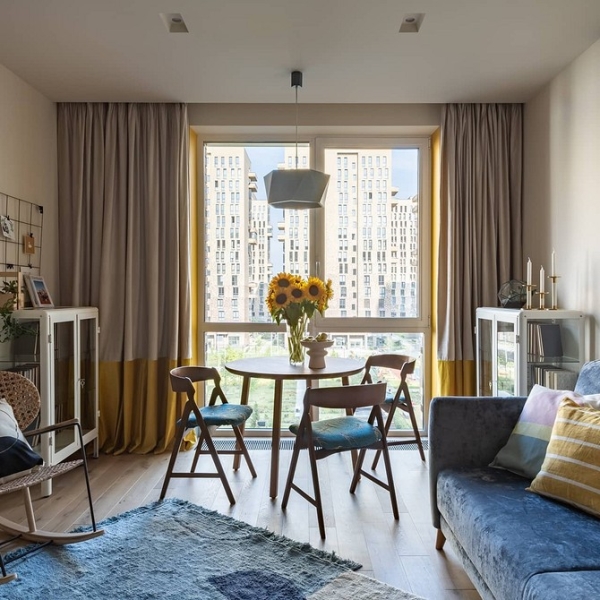 Синий диван в интерьере: советы по выбору и лучшие варианты сочетаний + 105 фото