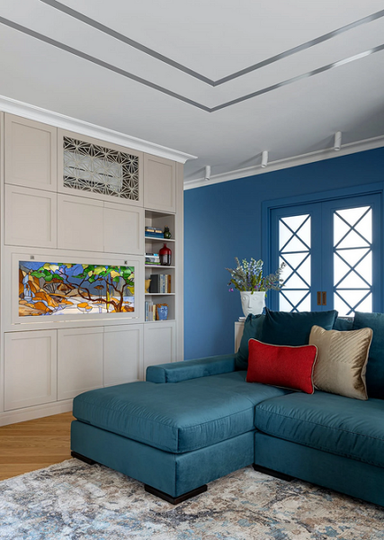 Синий диван в интерьере: советы по выбору и лучшие варианты сочетаний + 105 фото