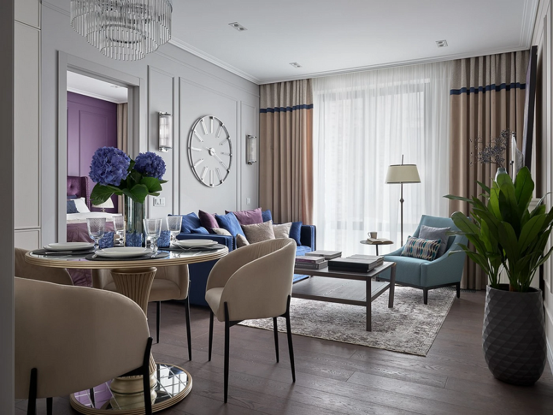 Синий диван в интерьере: советы по выбору и лучшие варианты сочетаний + 105 фото