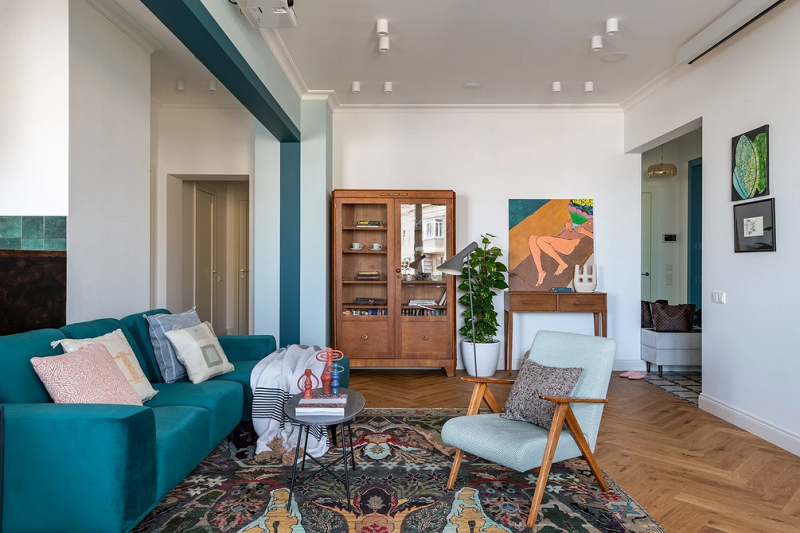 Синий диван в интерьере: советы по выбору и лучшие варианты сочетаний + 105 фото