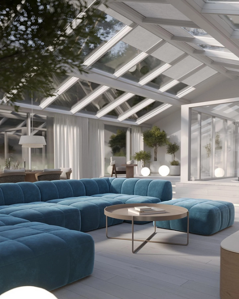 Синий диван в интерьере: советы по выбору и лучшие варианты сочетаний + 105 фото