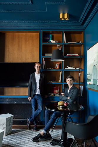 Стильная квартира архитекторов ANCconcept 55 м² в Москве