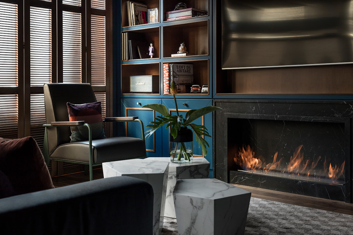 Стильная квартира архитекторов ANCconcept 55 м² в Москве