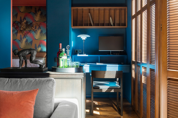 Стильная квартира архитекторов ANCconcept 55 м² в Москве