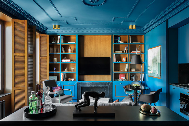 Стильная квартира архитекторов ANCconcept 55 м² в Москве