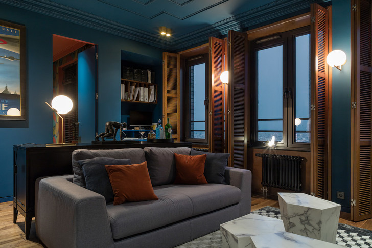 Стильная квартира архитекторов ANCconcept 55 м² в Москве