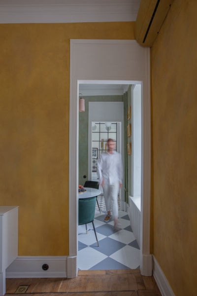 Атмосферная квартира 50 м² в бывшем доходном доме 1913-го года в Москве