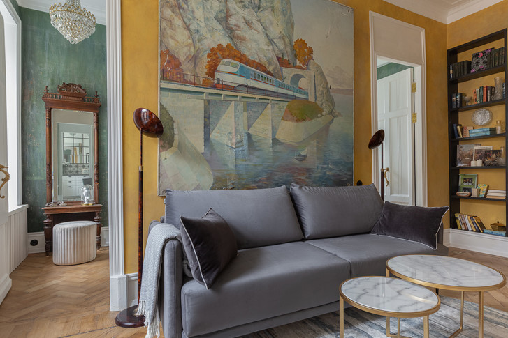 Атмосферная квартира 50 м² в бывшем доходном доме 1913-го года в Москве