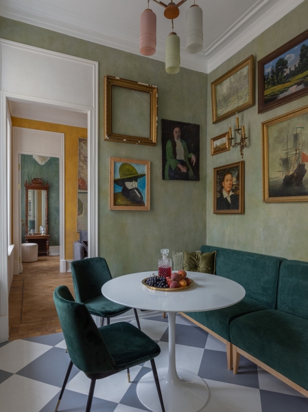 Атмосферная квартира 50 м² в бывшем доходном доме 1913-го года в Москве