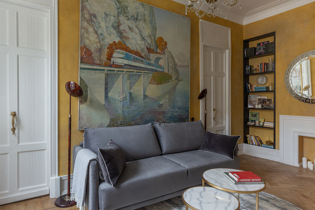 Атмосферная квартира 50 м² в бывшем доходном доме 1913-го года в Москве