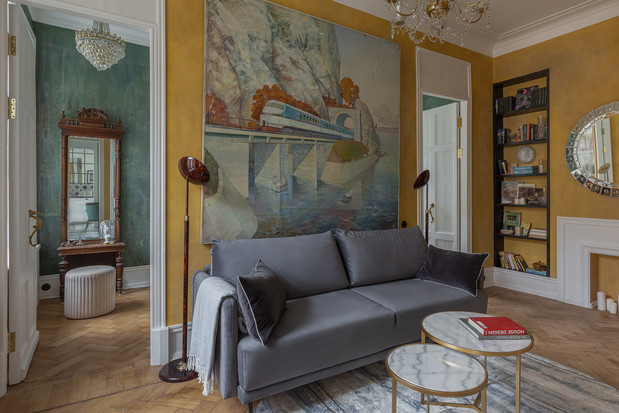 Атмосферная квартира 50 м² в бывшем доходном доме 1913-го года в Москве