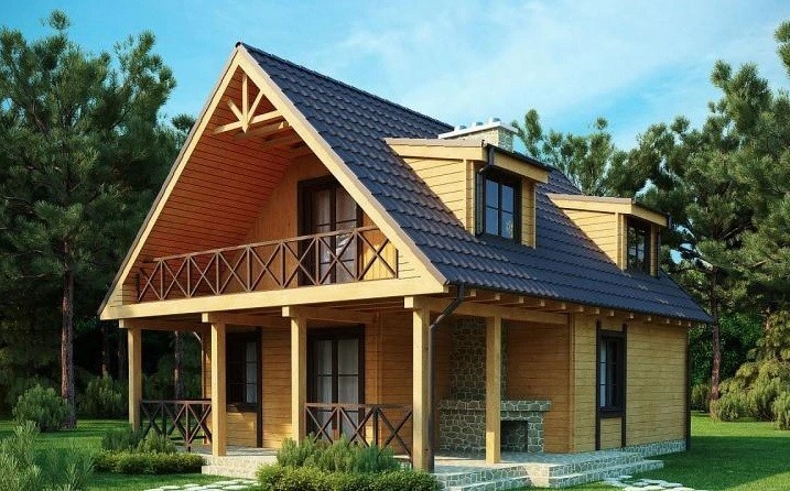 Дачные домики: 71 фото, советы по выбору технологии постройки и стилю
