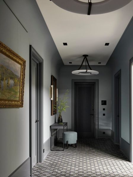 Московская квартира 257 м² в стиле неоклассики