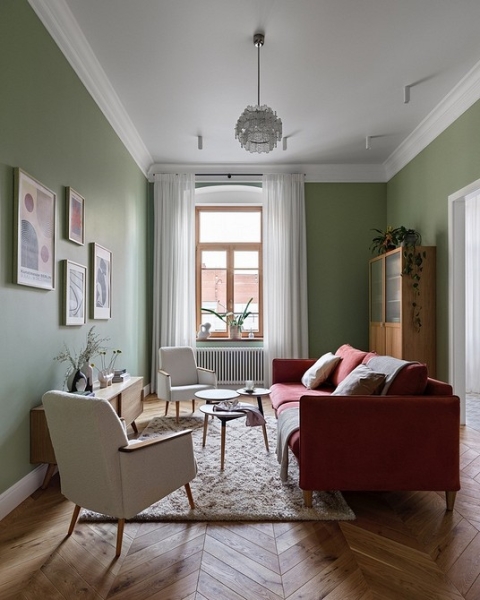 Потрясающее до и после: как дизайнер преобразила старую квартиру в доме 1905 года