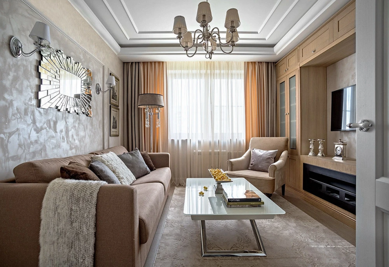 
                                Ремонт в двухкомнатной хрущевке: идеи дизайна, разбор планировок и примеры проектов (113 фото)                            