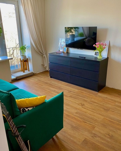 
                                Ремонт в двухкомнатной хрущевке: идеи дизайна, разбор планировок и примеры проектов (113 фото)                            