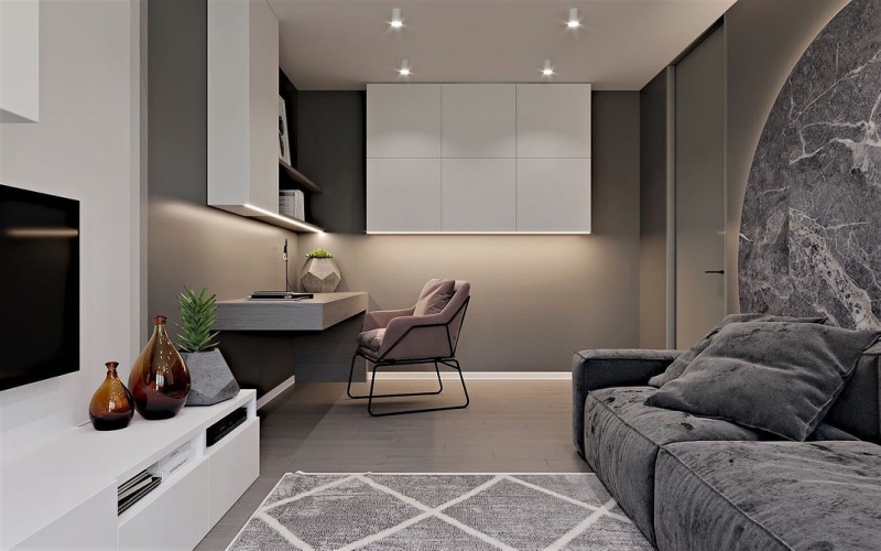 
                                Ремонт в двухкомнатной хрущевке: идеи дизайна, разбор планировок и примеры проектов (113 фото)                            