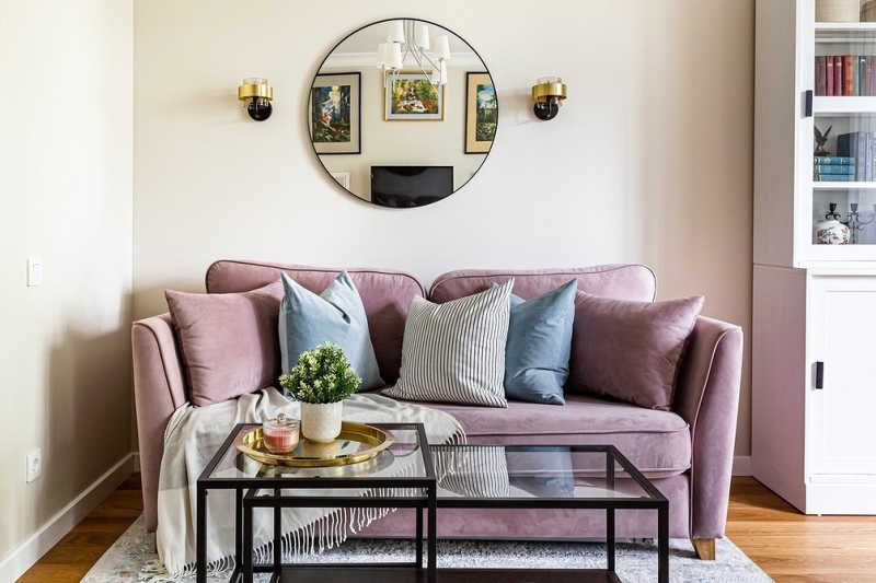 
                                Ремонт в двухкомнатной хрущевке: идеи дизайна, разбор планировок и примеры проектов (113 фото)                            