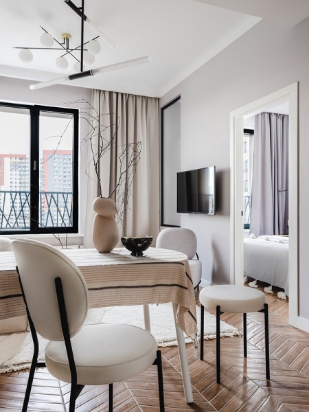 Стильная квартира 37 кв. м, которую дизайнер сделала полностью удаленно