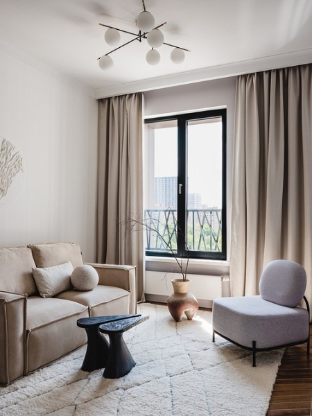 Стильная квартира 37 кв. м, которую дизайнер сделала полностью удаленно