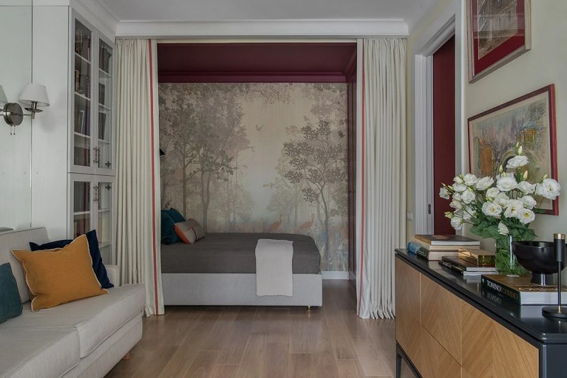 7 функциональных решений для маленькой двушки: примеры от дизайнеров