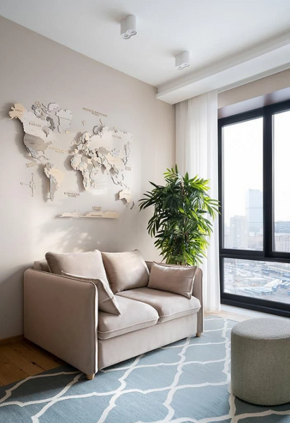 7 функциональных решений для маленькой двушки: примеры от дизайнеров