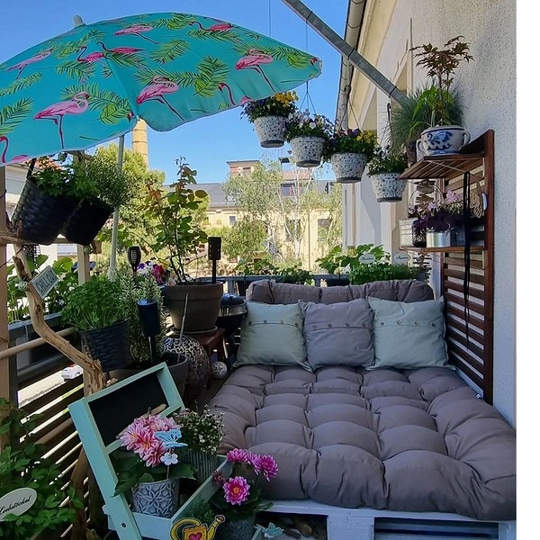 
                                7 вдохновляющих примеров обустройства балкона для теплого времени года                            