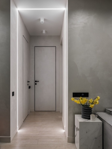 Интерьер-перевертыш: квартира 56 кв. м, которая меняет настроение днем и ночью