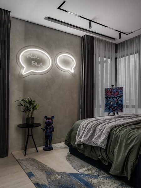 Интерьер-перевертыш: квартира 56 кв. м, которая меняет настроение днем и ночью