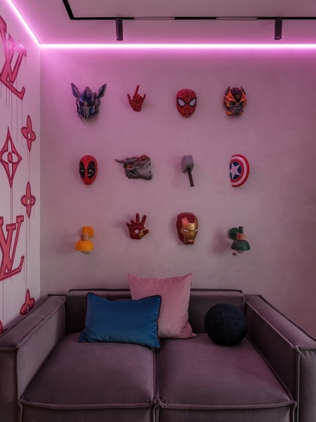 Интерьер-перевертыш: квартира 56 кв. м, которая меняет настроение днем и ночью