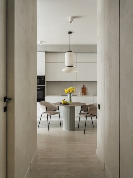 Интерьер-перевертыш: квартира 56 кв. м, которая меняет настроение днем и ночью