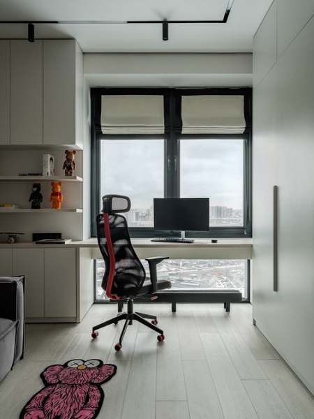 Интерьер-перевертыш: квартира 56 кв. м, которая меняет настроение днем и ночью