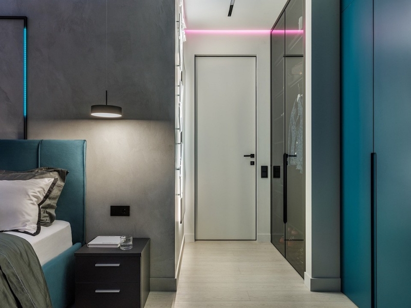 Интерьер-перевертыш: квартира 56 кв. м, которая меняет настроение днем и ночью