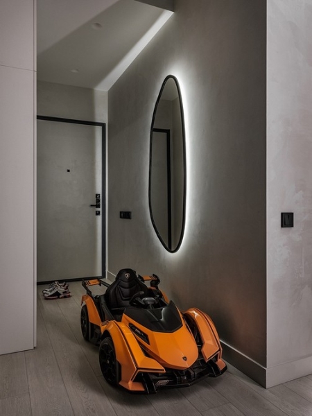 Интерьер-перевертыш: квартира 56 кв. м, которая меняет настроение днем и ночью