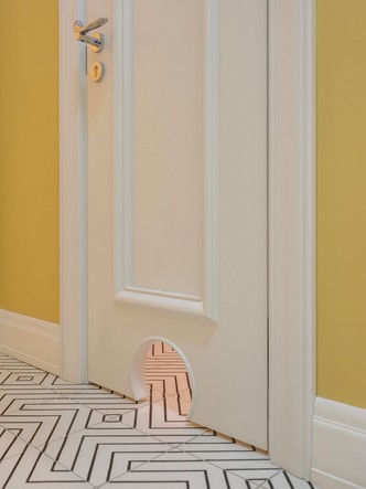 Интерьер в стиле фьюжн в московской сталинке