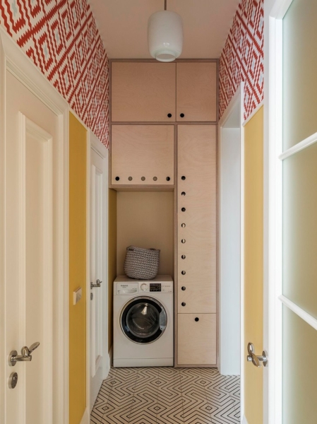 Интерьер в стиле фьюжн в московской сталинке