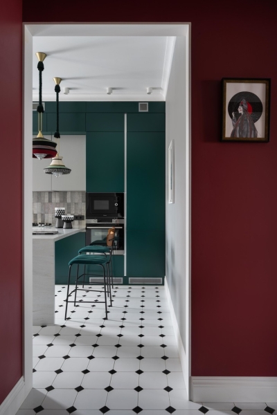 Яркая квартира 78 м² в сталинском доме