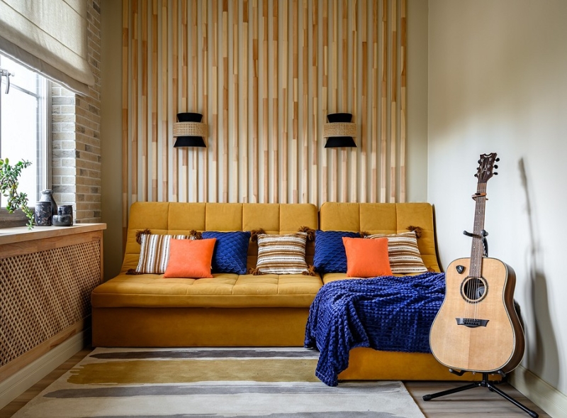 Кухня в коридоре и три отдельные спальни: семейная квартира 80 кв. м с перепланировкой от дизайнера