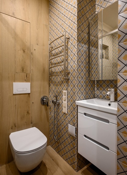 Кухня в коридоре и три отдельные спальни: семейная квартира 80 кв. м с перепланировкой от дизайнера