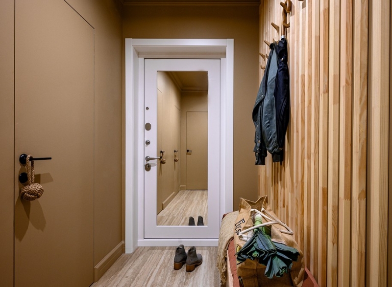 Кухня в коридоре и три отдельные спальни: семейная квартира 80 кв. м с перепланировкой от дизайнера