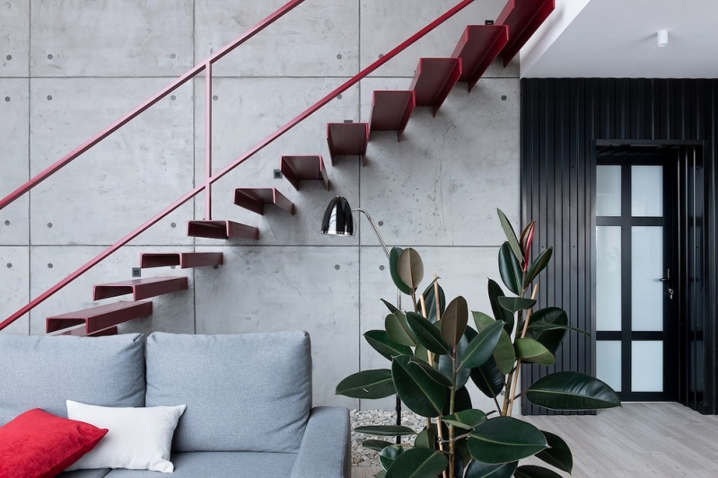 Необычная планировка и эффектный интерьер: уединенный загородный дом у поймы реки Дон