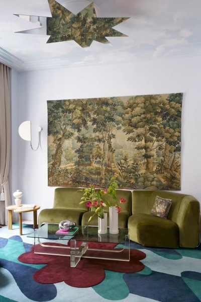 Отель Beauregard в Париже с интерьерами Хлои Негре