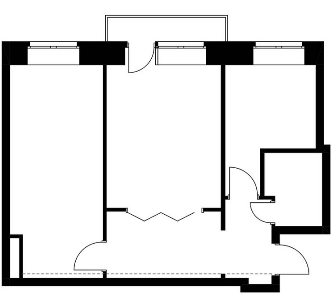 Планировка двухкомнатной квартиры: 7 готовых вариантов и примеры проектов (95 фото)