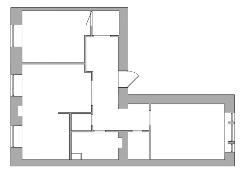 Планировка двухкомнатной квартиры: 7 готовых вариантов и примеры проектов (95 фото)