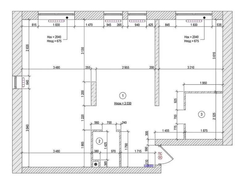 Планировка двухкомнатной квартиры: 7 готовых вариантов и примеры проектов (95 фото)