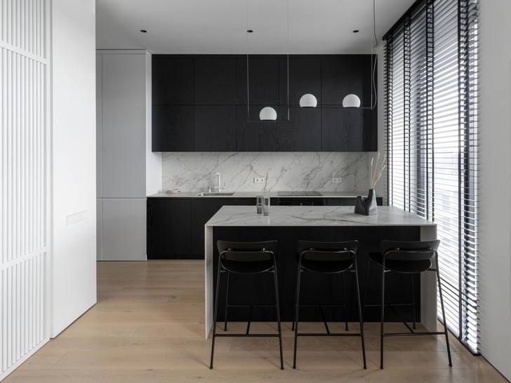 Скандинавский минимализм: квартира 46 м² для холостяка в Москве